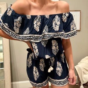 Off-Shoulder Summer Romper